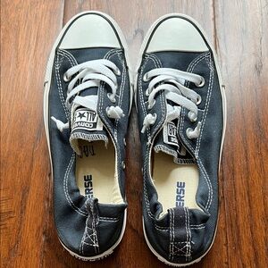 Converse Women's Navy and White Sneakers